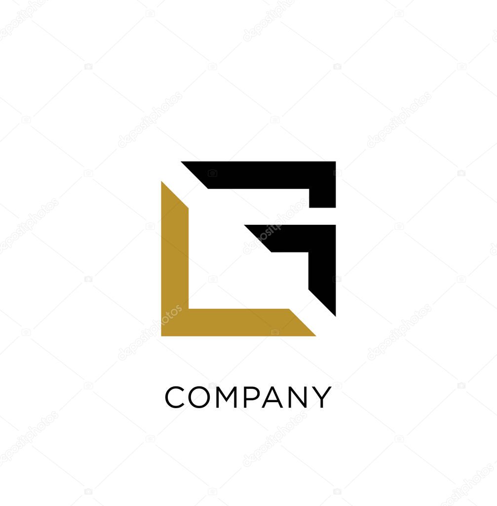 Lg luxury logo design vector icon symbol