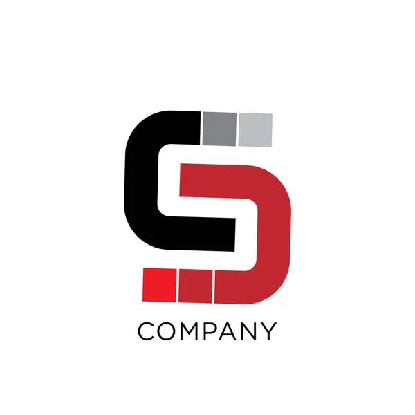 Símbolo Ícone Vetor Design Logotipo Digital —  Vetores de Stock