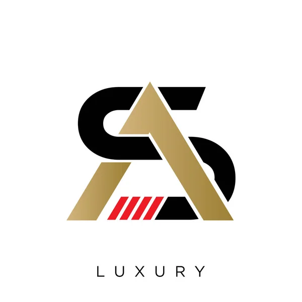 Letter Luxury Premium Company Simple Design — 스톡 벡터