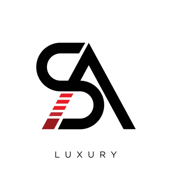 Letter Logo Luxus Premium Unternehmen Einfaches Design — Stockvektor