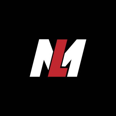 lm veya ml premium logo tasarım vektör simgesi lüksü
