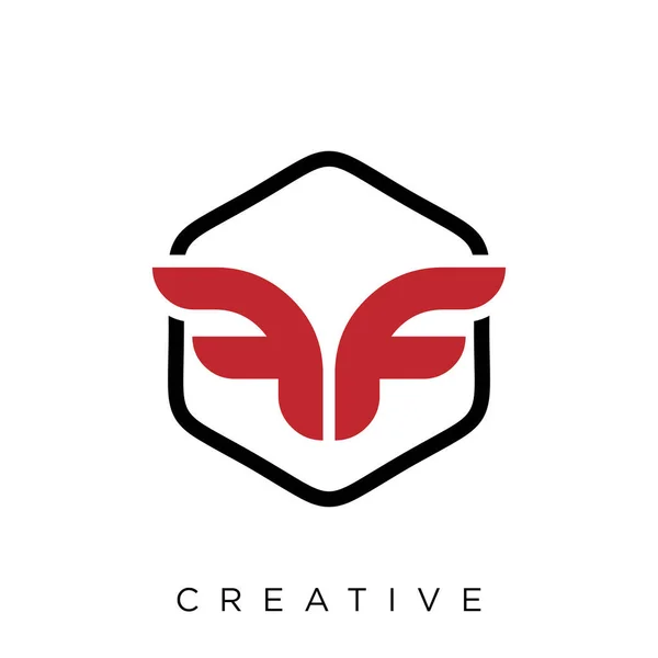 Шістнадцятковий Дизайн Логотипу Векторний Значок Символ Розкоші — стоковий вектор