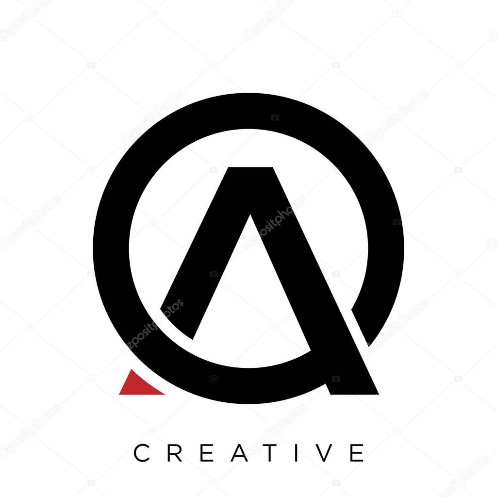 ao or oa initial logo design vector icon symbol luxury