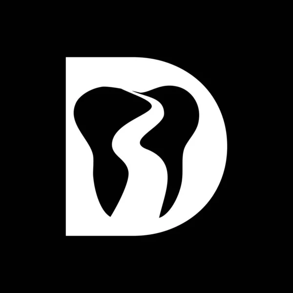 Символ Вектора Логотипа Зубной Реки — стоковый вектор