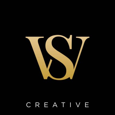 sw premium Logo Şirketi basit tasarım vektör simgesi