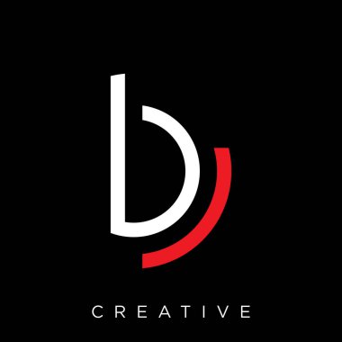 bj logo tasarımı vektör simgesi lüksü