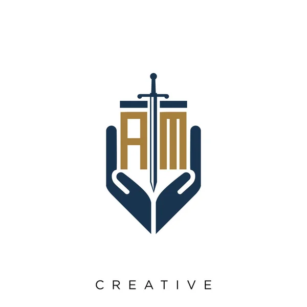 Ben Logo Tasarım Vektör Simgesiyim — Stok Vektör
