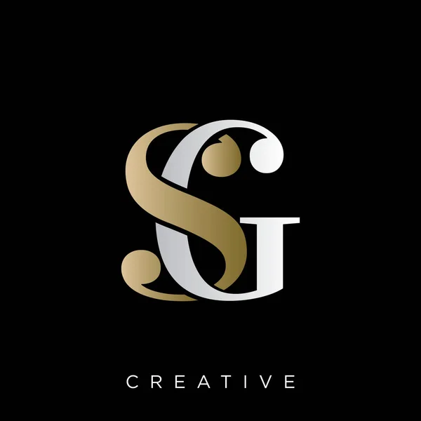 Logo Design Vectoriel Icône Symbole Luxe — Image vectorielle
