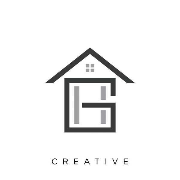 Домашній Логотип Ілюстрація Дизайн Вектор — стоковий вектор