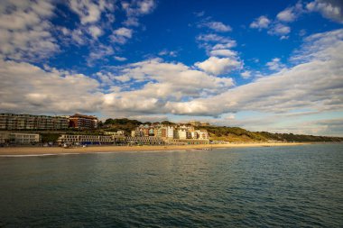 Bournemouth, Dorset yakınındaki Boscombe pier
