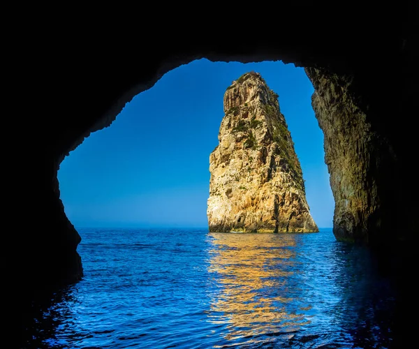 Ortholithos Rock, Paxos, Ionian Sea, Greece — Stock Photo, Image