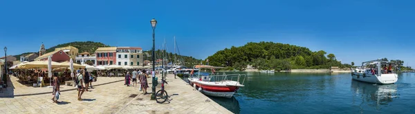 Gaios op Paxos eiland Corfu Griekenland — Stockfoto