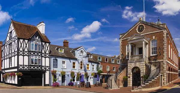 Historische Gebäude der alten Poole-Stadt — Stockfoto