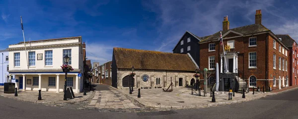 Edifici storici della Città Vecchia di Poole — Foto Stock