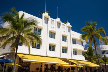 Art Deco bölge otelleri Üzerinde Ocean Drive, Miami Beach