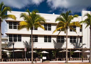 Art Deco bölge otelleri Üzerinde Ocean Drive, Miami Beach