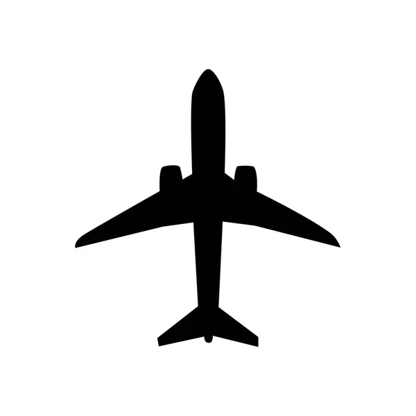 Uçak Simgesi Uçak Logosu Şablonu Simge Tasarımı Vektör Illüstrasyonu — Stok Vektör