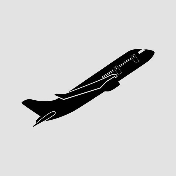 Icono Del Avión Plantilla Logotipo Avión Diseño Iconos Ilustración Vectorial — Vector de stock