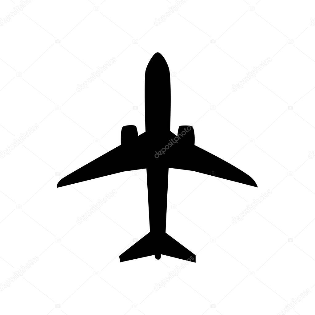 Airplane Icon. Airplane logo Template. Icon design. vector illustration eps