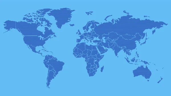 Mapas Mundo Resumo Globo Digital Moderno Ilustração Vetorial Eps —  Vetores de Stock