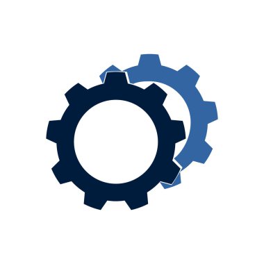 Gears simgesi Vector.style, şeffaf arkaplan üzerinde düz bir semboldür. Yazılım ve web arayüzü için tasarlandı