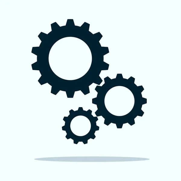 Gear Icon Vector Cog Sign Settings Icon More Gears Icon — 스톡 벡터
