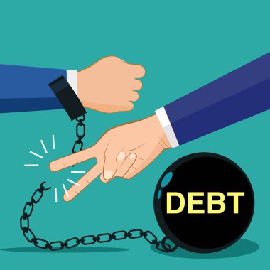 İş adamı zinciri kesti ve kendini borç metal topundan kurtardı. Finansal özgürlük kavramı