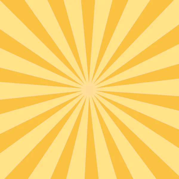 Amarillo Rayos Sol Fondo Rayo Sol Estalló Ilustración Vectorial Eps — Vector de stock
