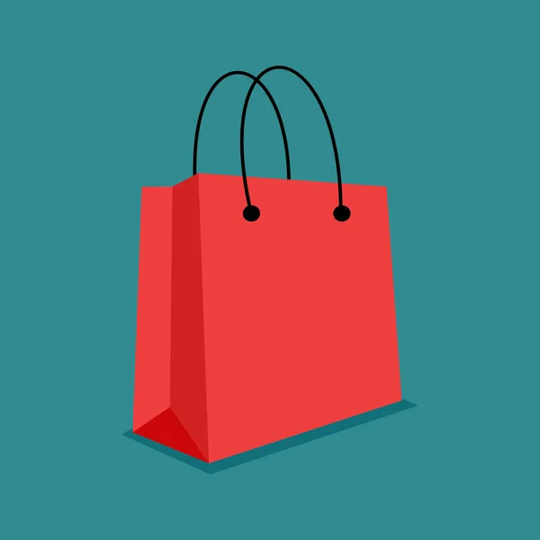 Shopping Bag Design Ikone Shopping Logo Ladenkonzept Vektorillustration Eps — Stockvektor
