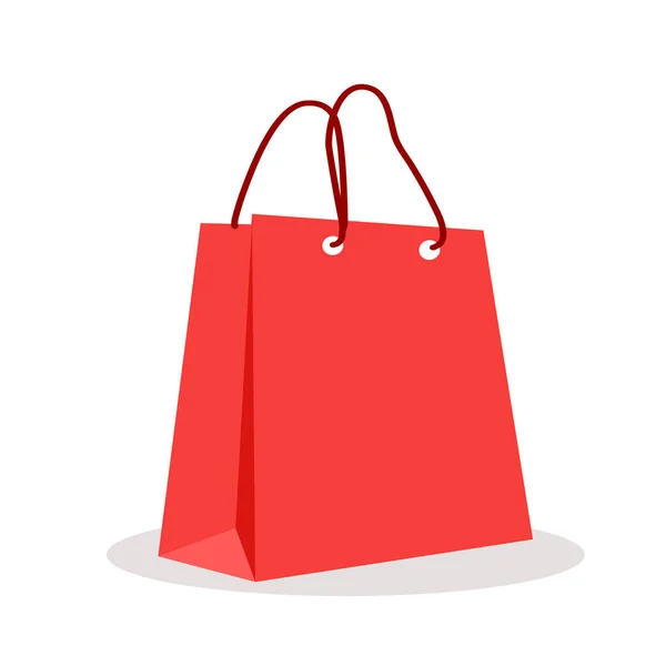 购物袋向量概念 时尚和存储设计元素向量的空纸袋 — 图库矢量图片