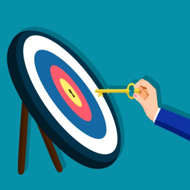 İnsanlar hedeflerin kilidini açmak için anahtarı kullanır. Bir sırrı ya da hedef vektörünün bulmacasını çözmek için fikirler