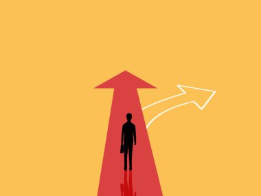 İnsanlar karar verir ve yönlerini değiştirirler.