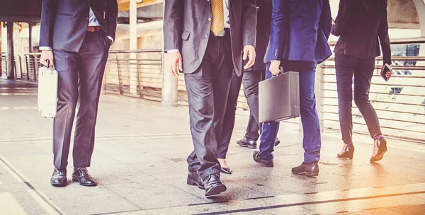 Businesspeople Group Walking City Business Team — Stock Photo, Image
