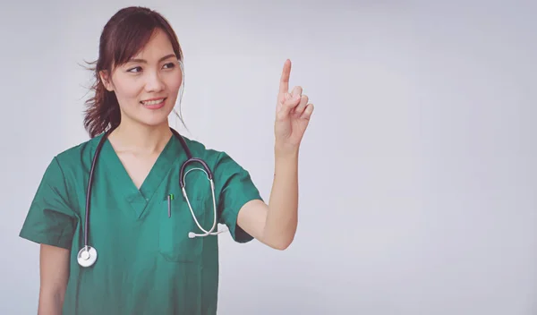 Woman Nurse Doctor Professional Standing — Stock Photo, Image