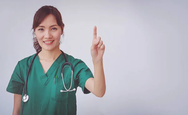 Enfermeira Mulher Médico Profissional — Fotografia de Stock