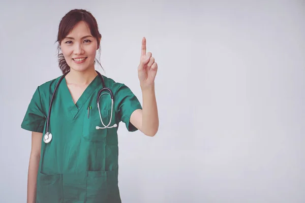 Woman Nurse Doctor Professional Standing — Stock Photo, Image