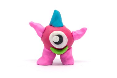 Beyaz arkaplanda hamuru oynat