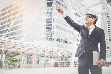 İşadamı planlama inşaat proje 