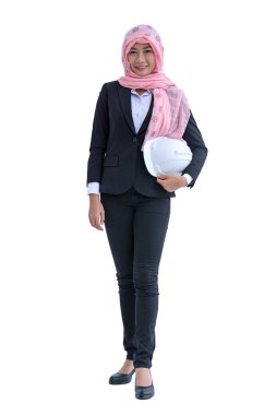 Arap Mimarlar portresi. kırpma yolu ile izole arka plan