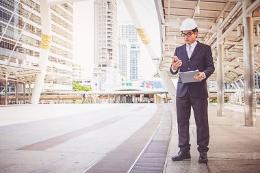 İşadamı planlama inşaat proje 