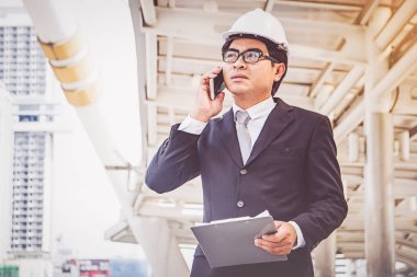 İşadamı planlama inşaat proje 