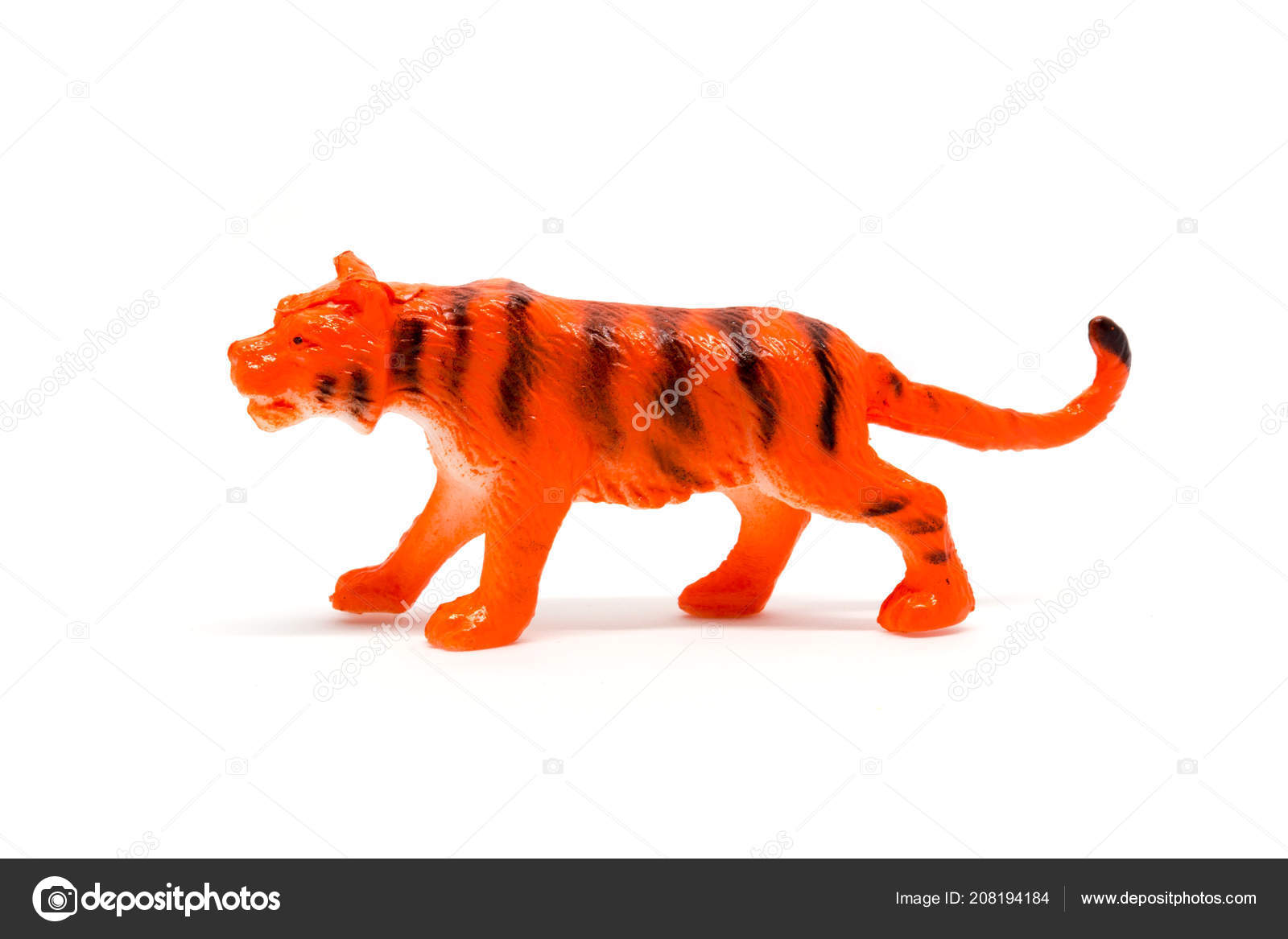 plastic tiger toy