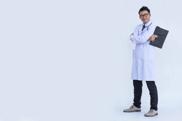 Doctor Professional Standing Asia Doctor — Stock Photo, Image