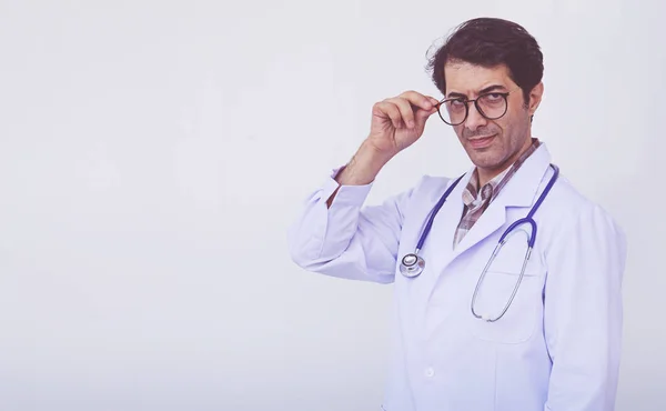 Profesjonalny Lekarz Prawdziwy Mężczyzna — Zdjęcie stockowe