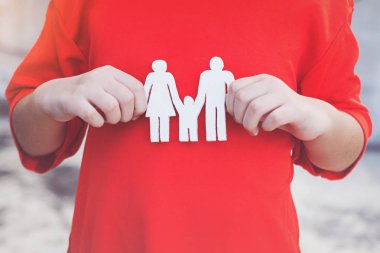 Küçük model Aile, Aile kavramı holding çocuk eller