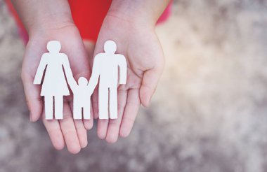 Küçük model Aile, Aile kavramı holding çocuk eller