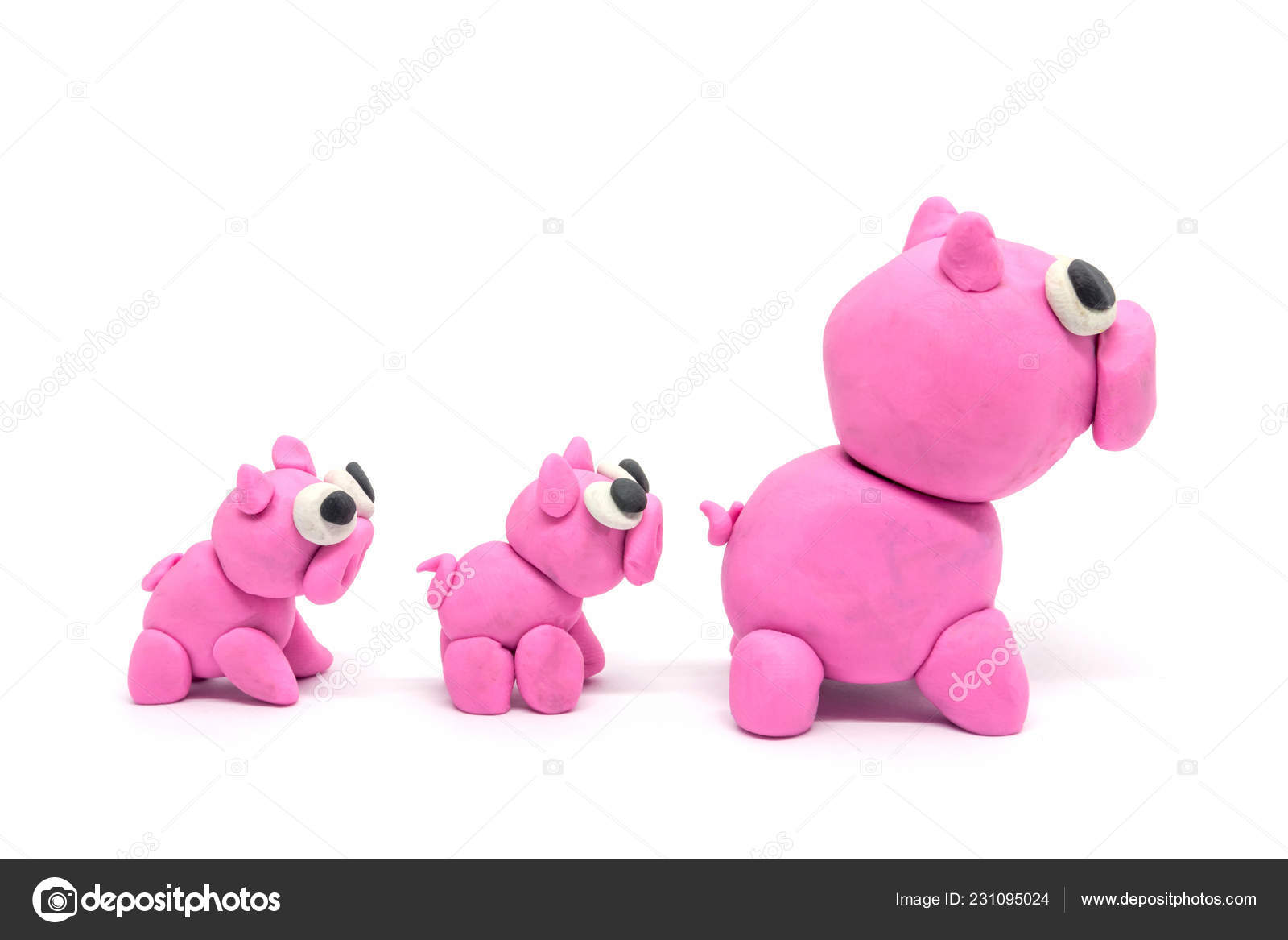 play doh pig
