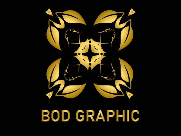 Logo Ornament Gold Elegant for your logo brand
