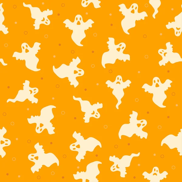 Cadılar Bayramı desen arka plan vektör çizim hayalet