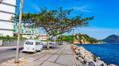 Parte da orla do Boa Viagem em Niteroi, Rio de Janeiro - Brasil. Essa regio costeira e bastante utilizada para exercicios fisicos e lazer.